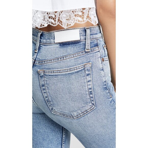๐RE/DONE๐ Comfort Stretch High Rise Ankle Crop Jeans ~ Mid 90s 27 NWT - Picture 6 of 17